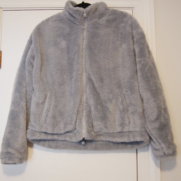 Forever 21 soft sherpa jacket size L - Picture 1 of 4